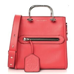 Alexander McQueen "The Short Story" Bag in Coral Pink